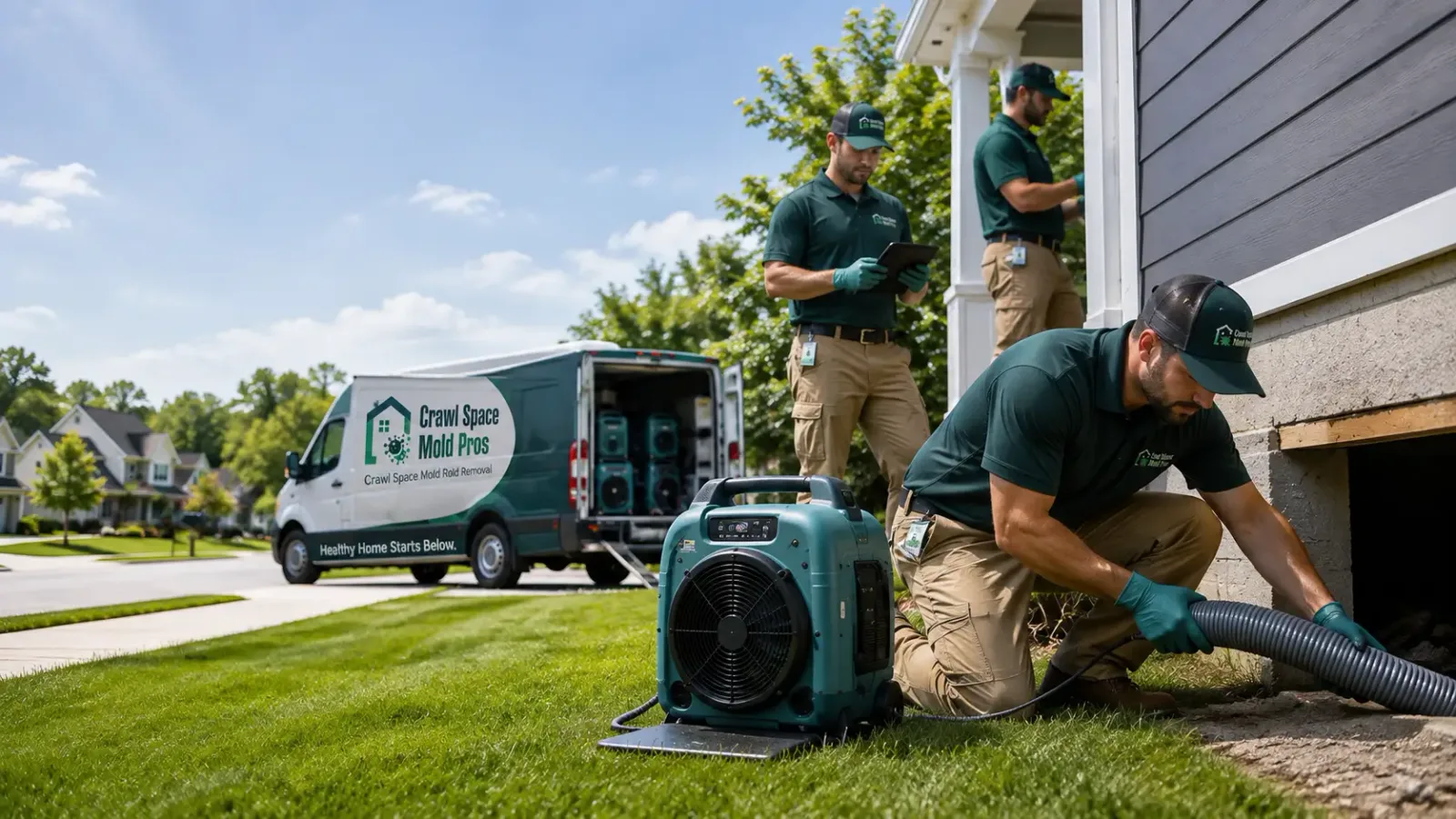 Crawl Space Mold Removal in Fairview, OK